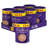 Cadbury Original Drinking Hot Chocolate 250g (Case of 6)  Adomoo